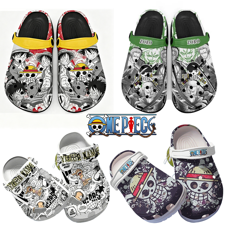 Summer Edition Clothing - One Piece Slippers Luffy Summer Cave