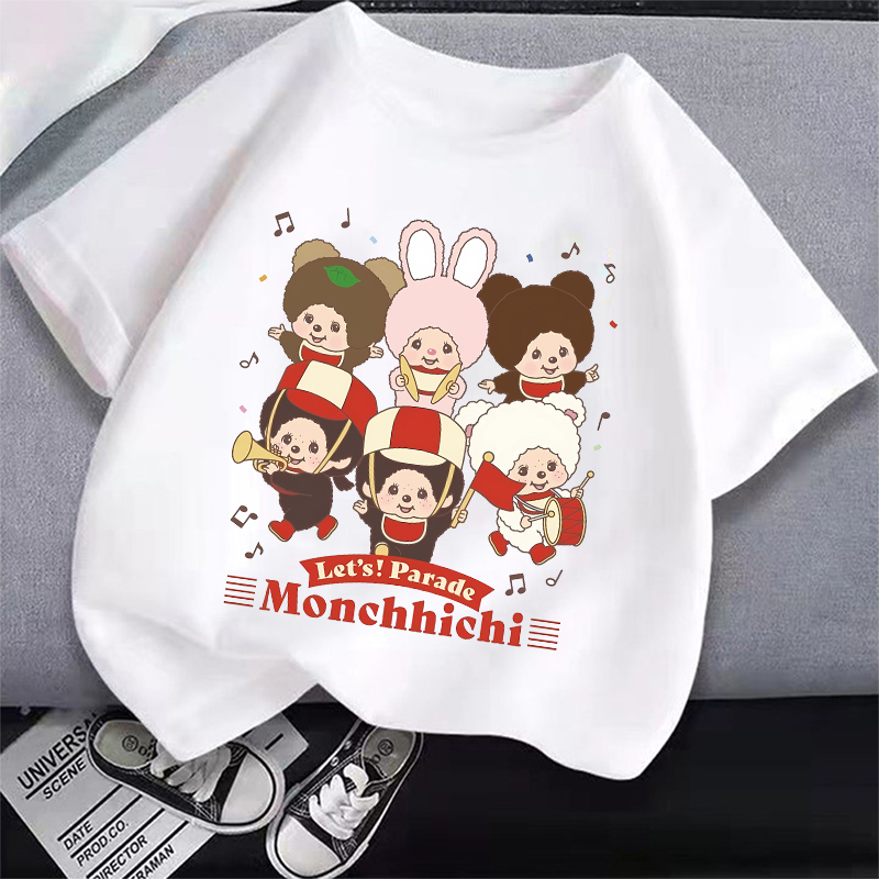 Summer Kids Clothing - MONCHHICHI Short Sleeve T Shirt for