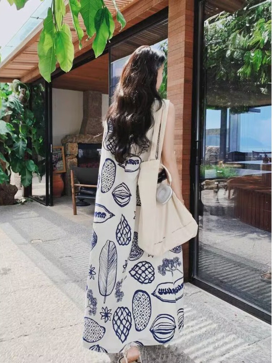 Summer Loose A-Line Vest Dress - Summer Clothing Tagline 评论和价格