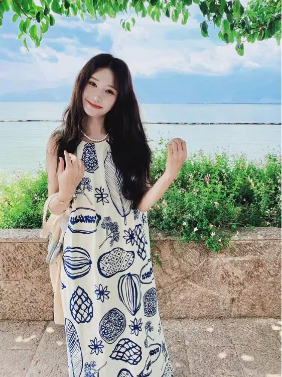 Summer Loose A-Line Vest Dress - Summer Clothing Tagline 评论和价格