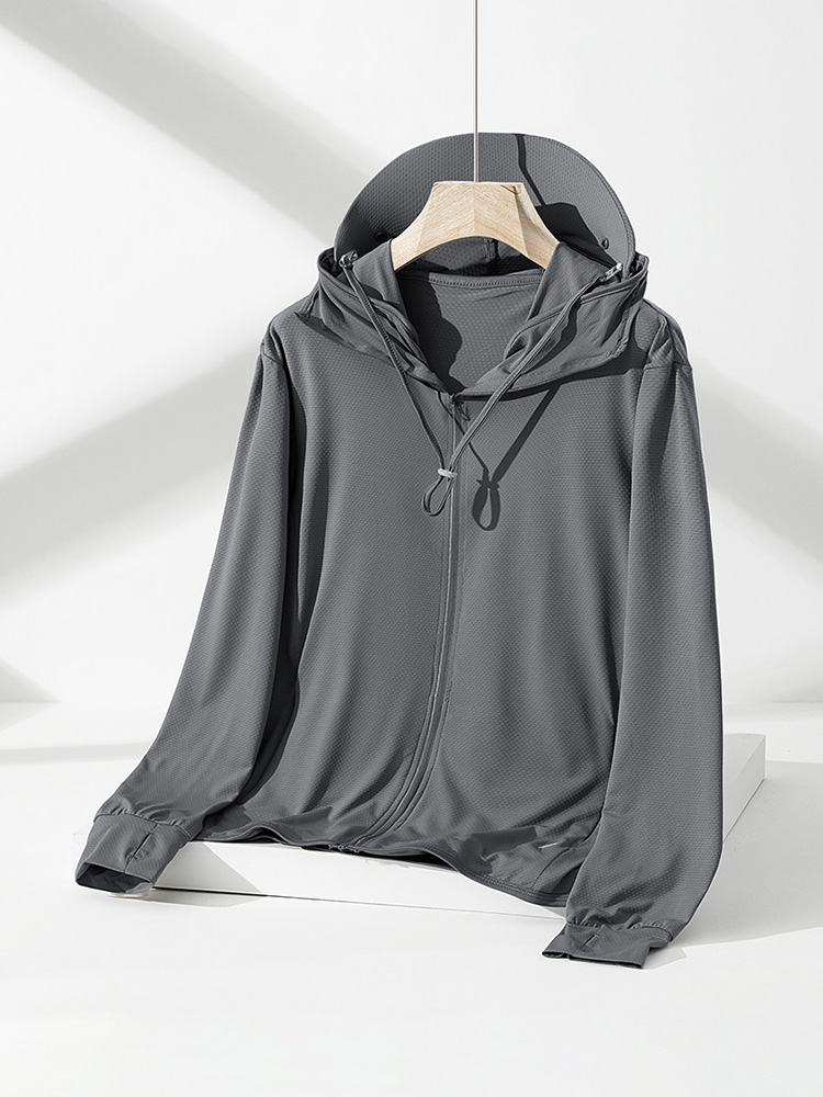 New UPF50+Ice Silk Sunscreen C - Yours Clothing Summer Jackets 评论和价格