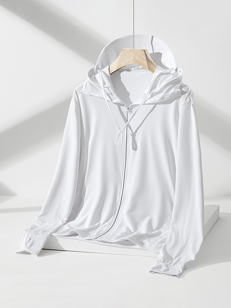 New UPF50+Ice Silk Sunscreen C - Yours Clothing Summer Jackets 评论和价格