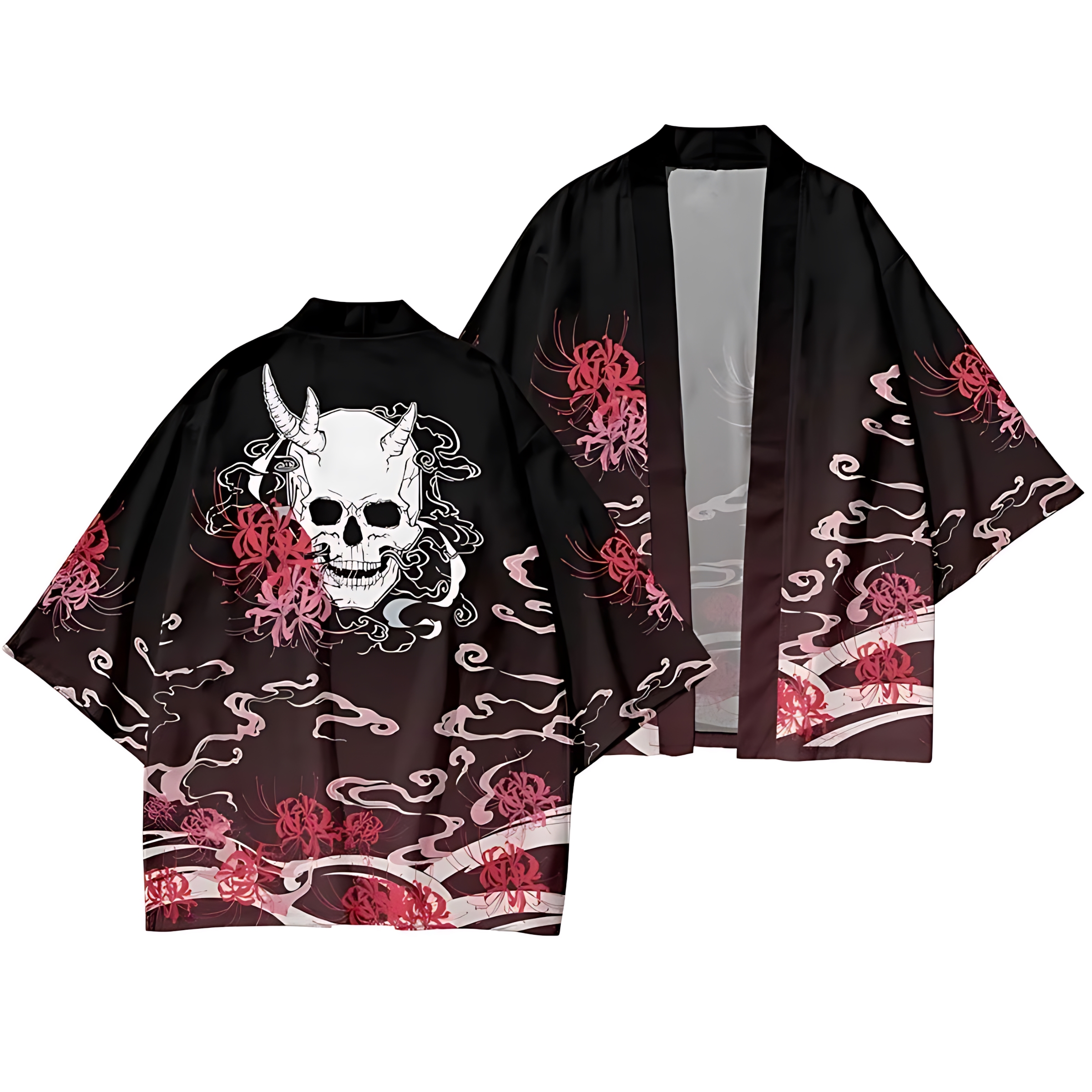 2026 Summer Men's Kimono Skull - Summer Clothing Patterns 评论和价格