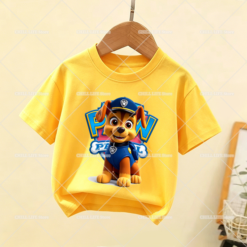 Paw Patrols Children T Shirt C - Summer Dog Clothing 评论和价格