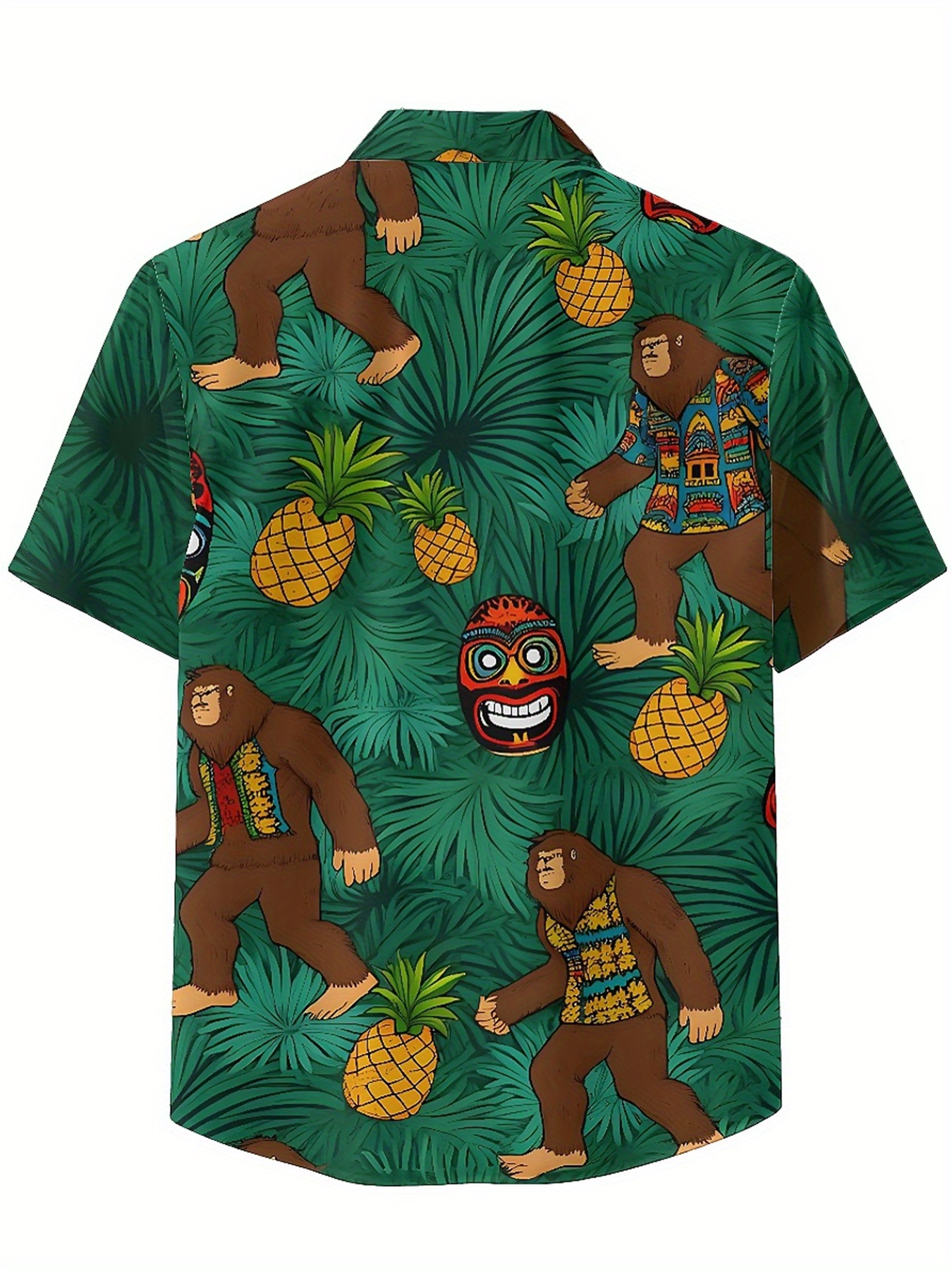 Men's Plus Size Hawaiian Shirt - Summer Clothing Patterns 评论和价格