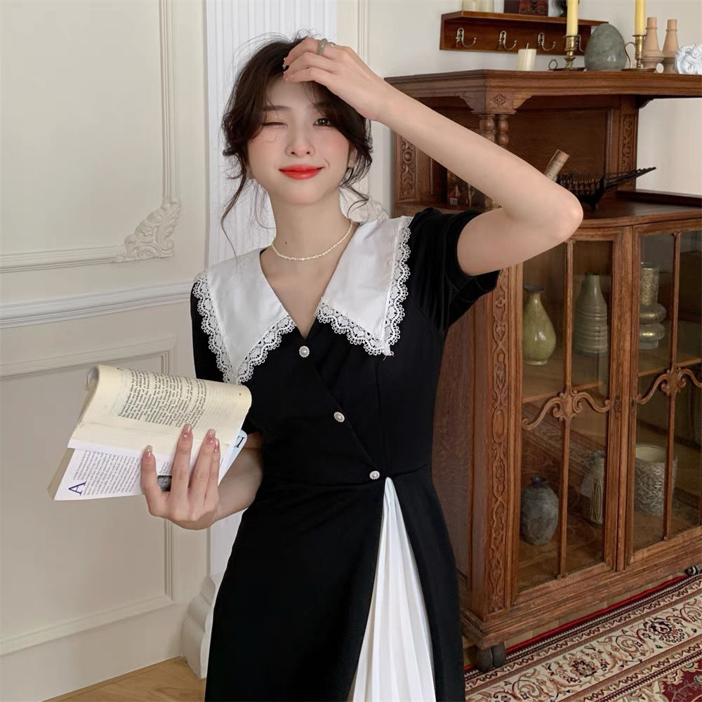 Black White Splicing Integrate - Summer Clothing Cheap 评论和价格
