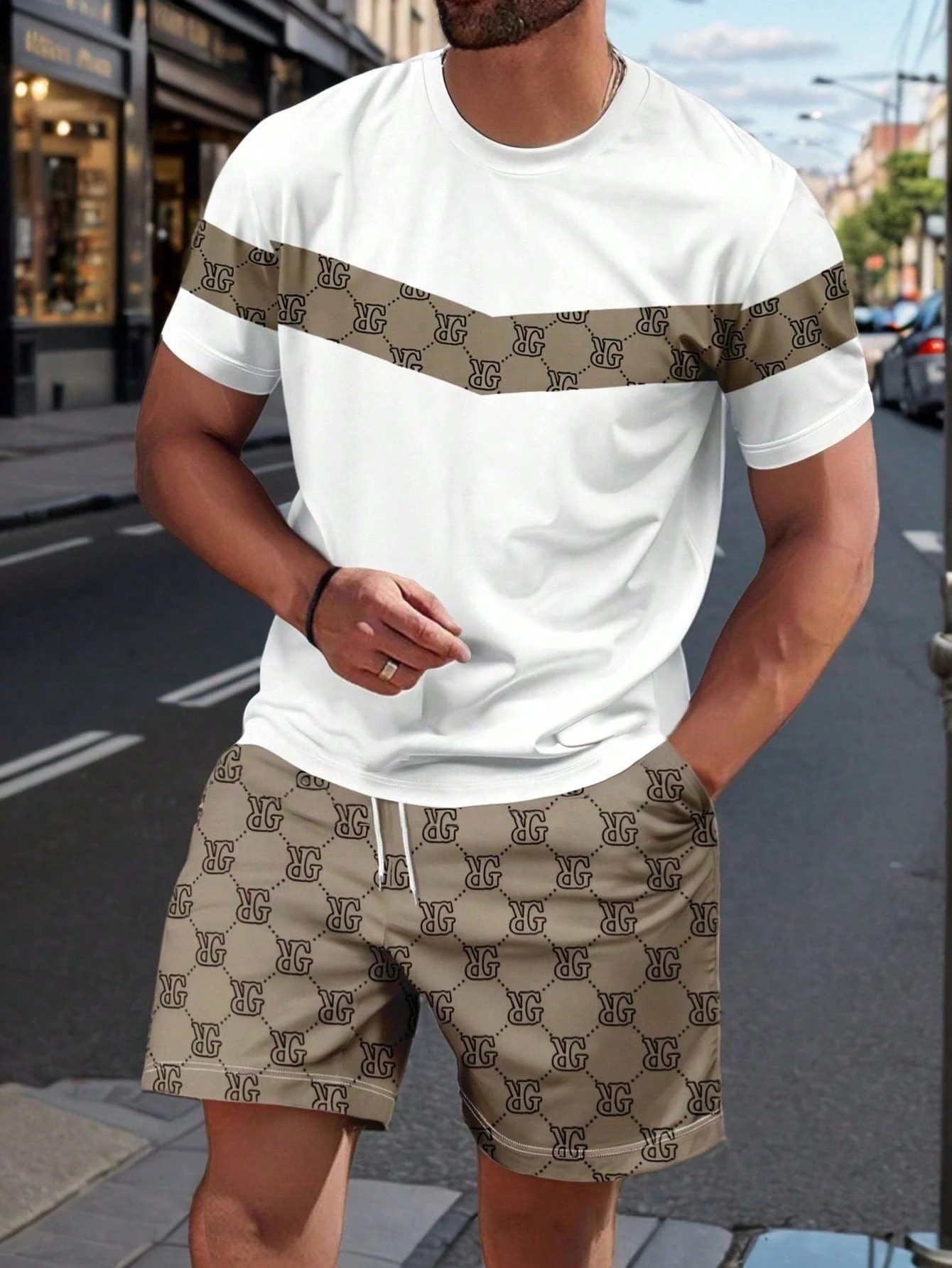2026 Summer Men's Suit with 3D - Summer Knit Clothing 评论和价格
