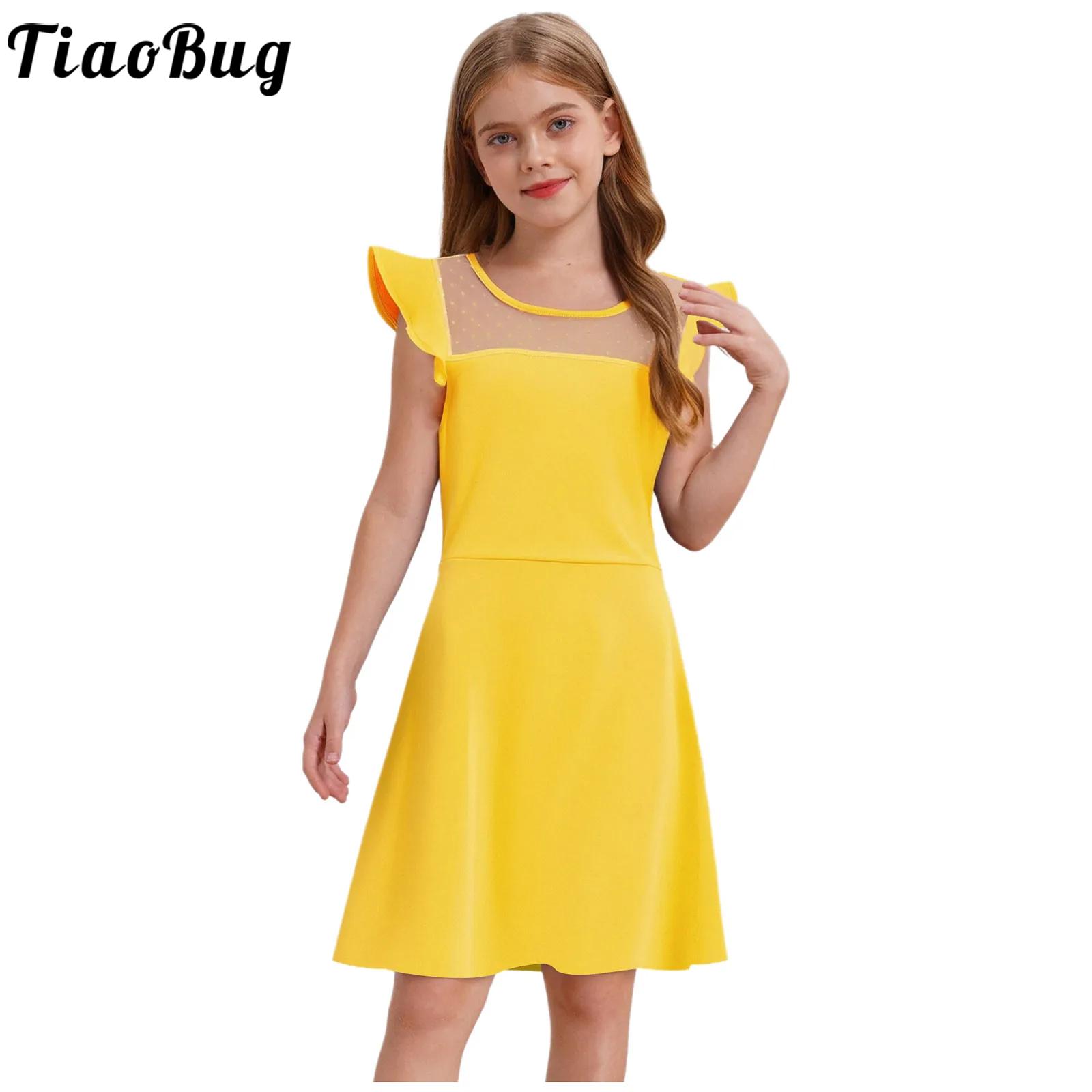 Teen Girls Summer Dress Ruffle - Summer Dresses Yours Clothing 评论和价格