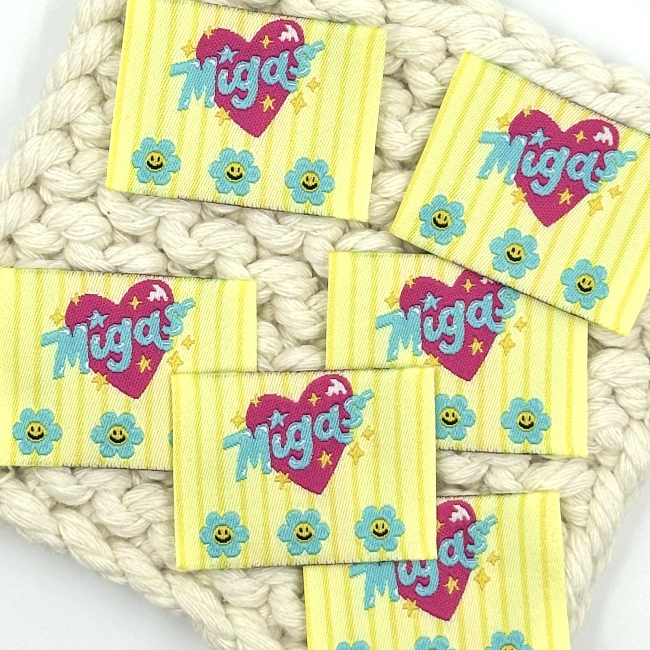 Fabric woven Label - Summer Do - Summer Clothing Label 评论和价格