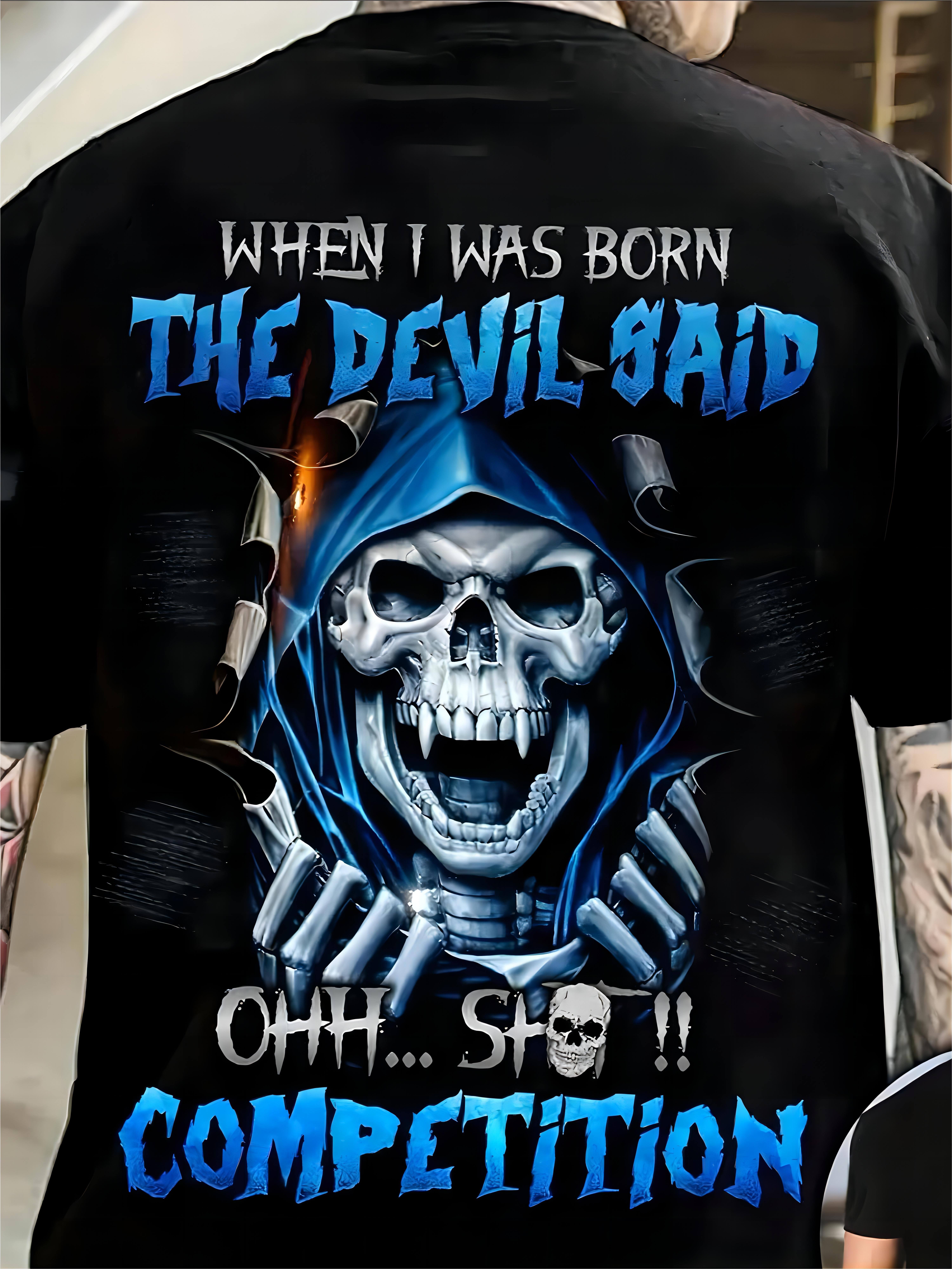 Fashion Skull 3D Digital Print - Summer Clothing Patterns 评论和价格