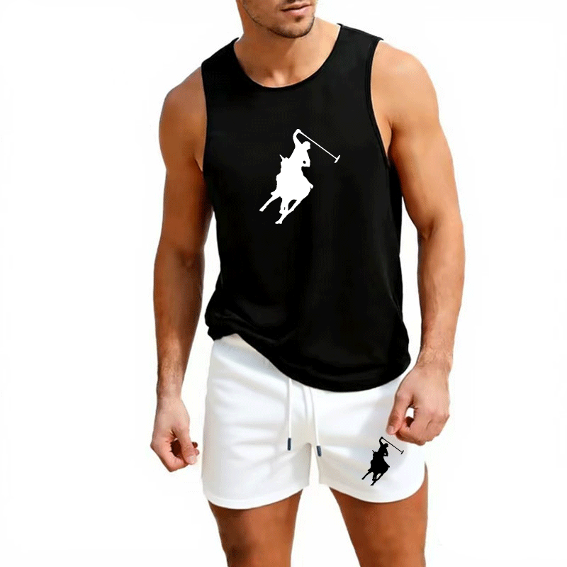 European Men Summer Vest and S - Summer Knit Clothing 评论和价格