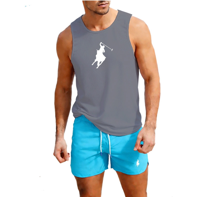 European Men Summer Vest and S - Summer Knit Clothing 评论和价格
