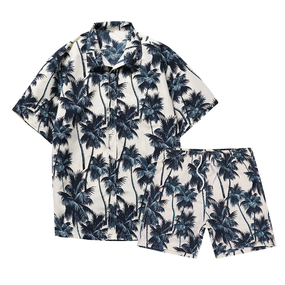 Hawaiian Coconut Tree 3D Print - Summer Clothing Men 评论和价格