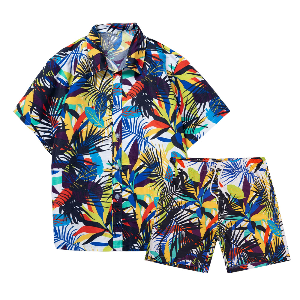 Hawaiian Coconut Tree 3D Print - Summer Clothing Men 评论和价格