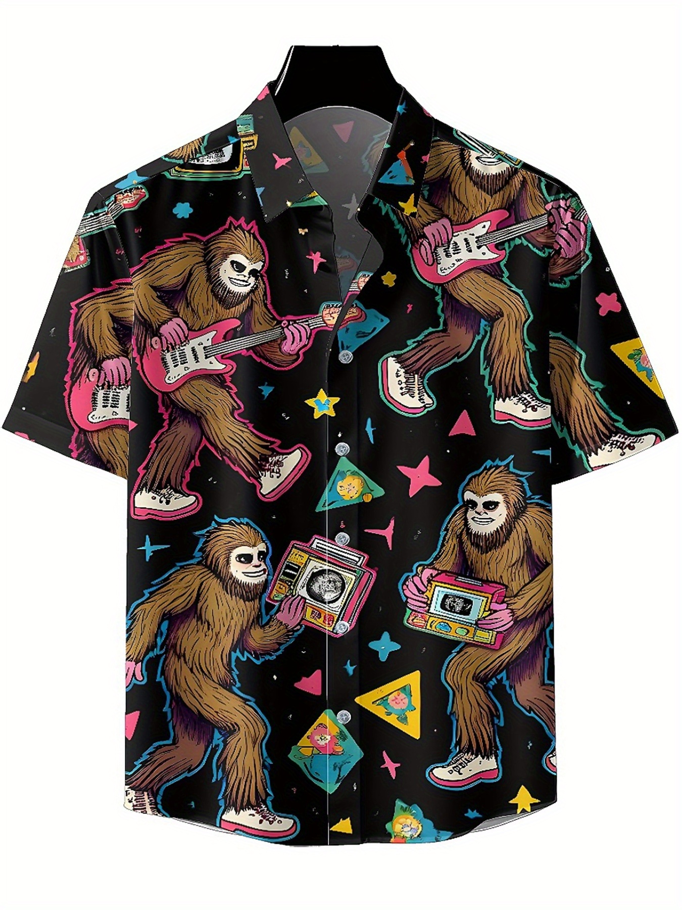 Men's Plus Size Hawaiian Shirt - Summer Clothing Patterns 评论和价格
