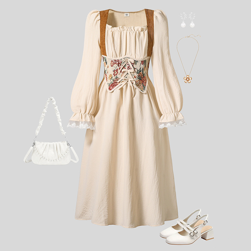 Girls Dress Children's Clothin - Summer Renaissance Clothing 评论和价格