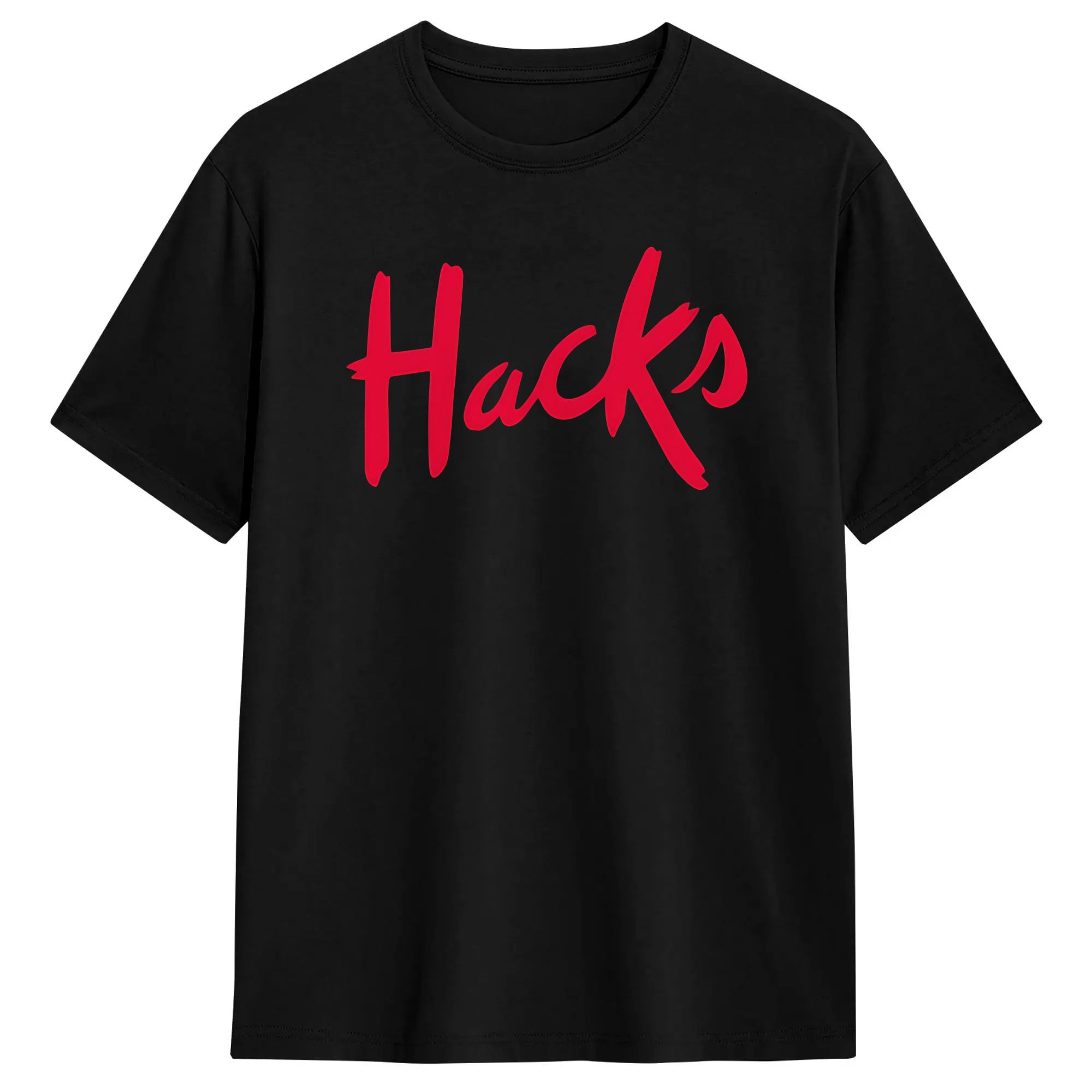 Hacks logo Cotton T Shirt For  - Summer Clothing Hacks 评论和价格