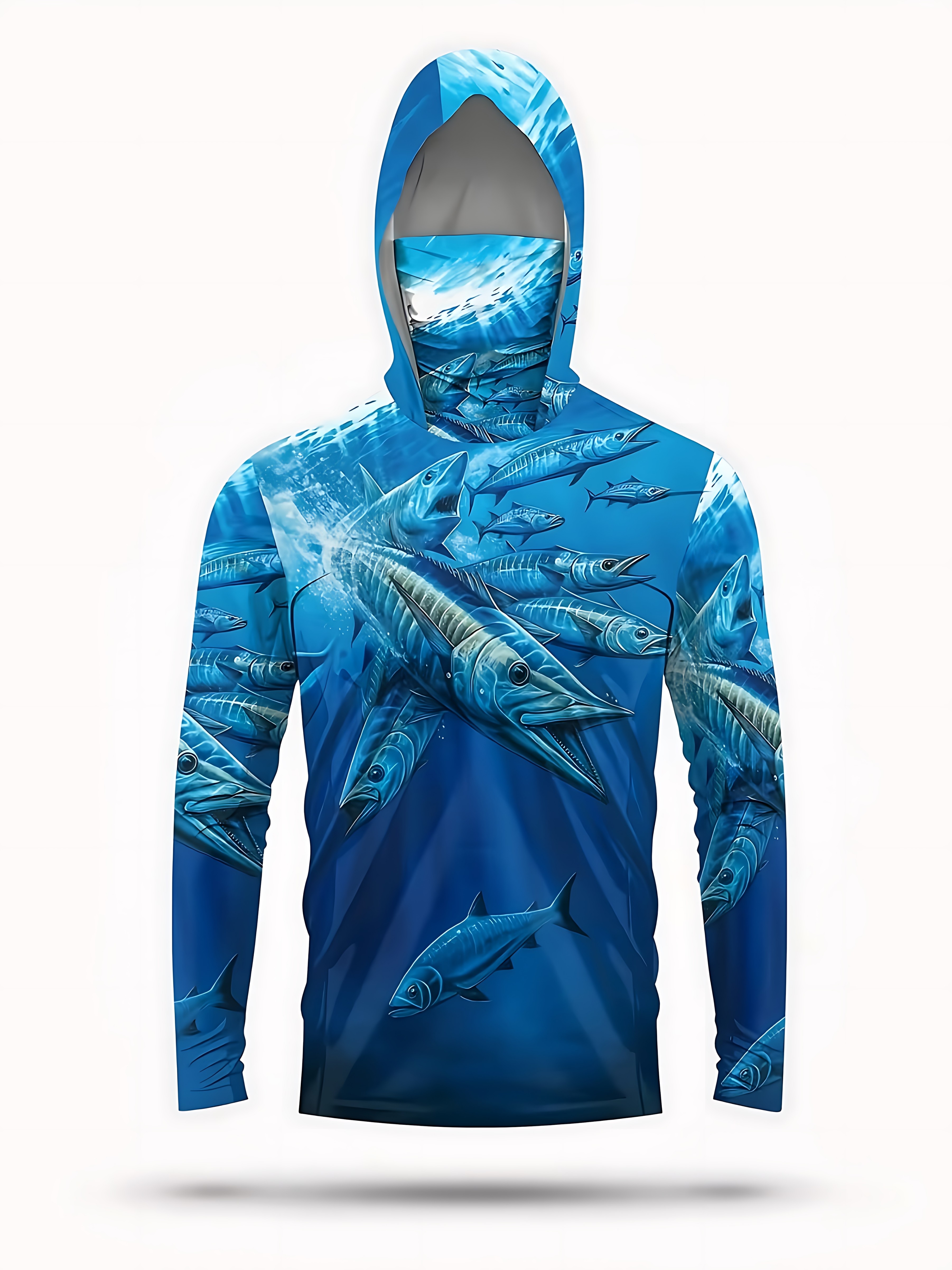 Fishing Shirt Hooded Men Fishi - Summer Clothing Men 评论和价格