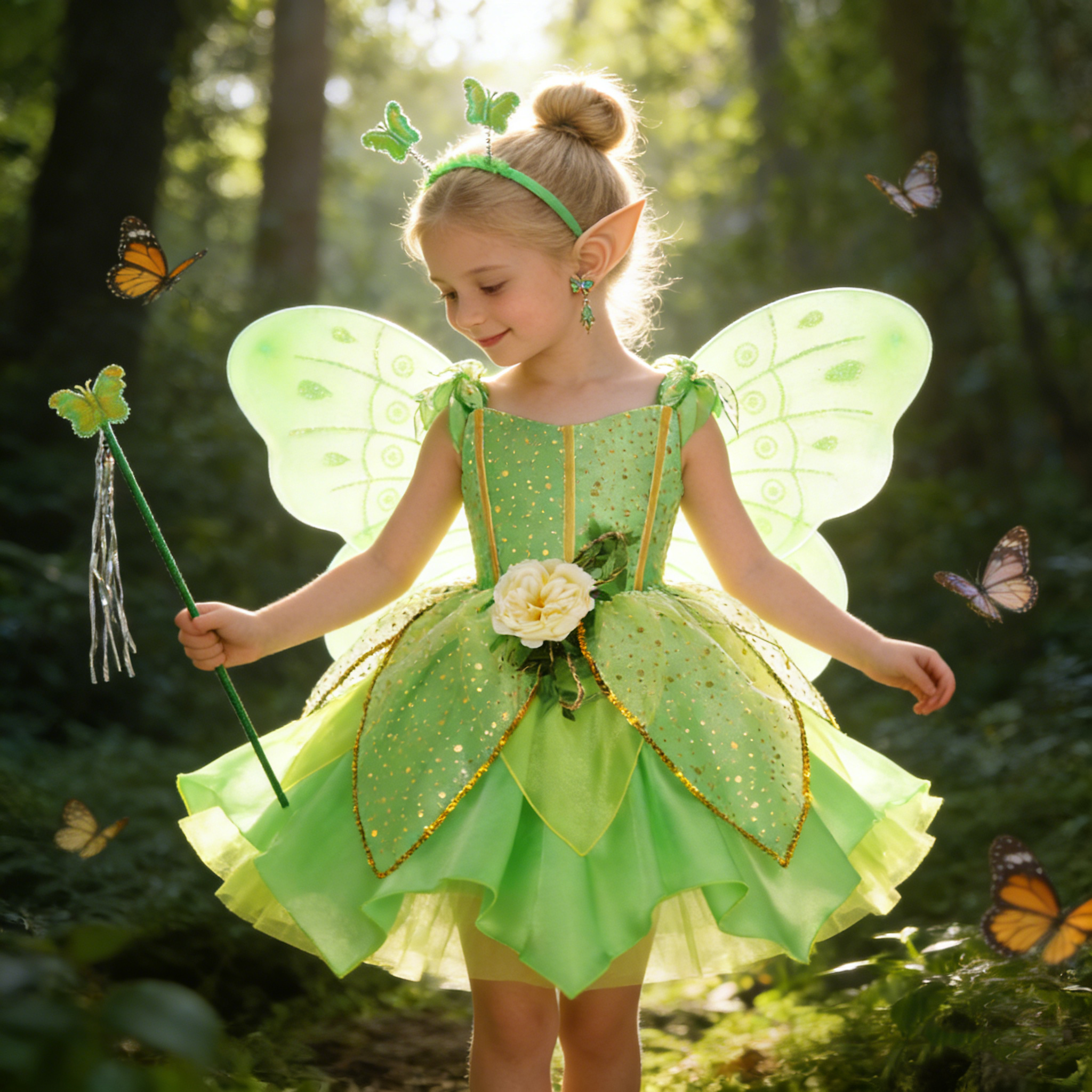 Summer Girls Tinkerbell Fairy  - Summer Kids Clothing 评论和价格