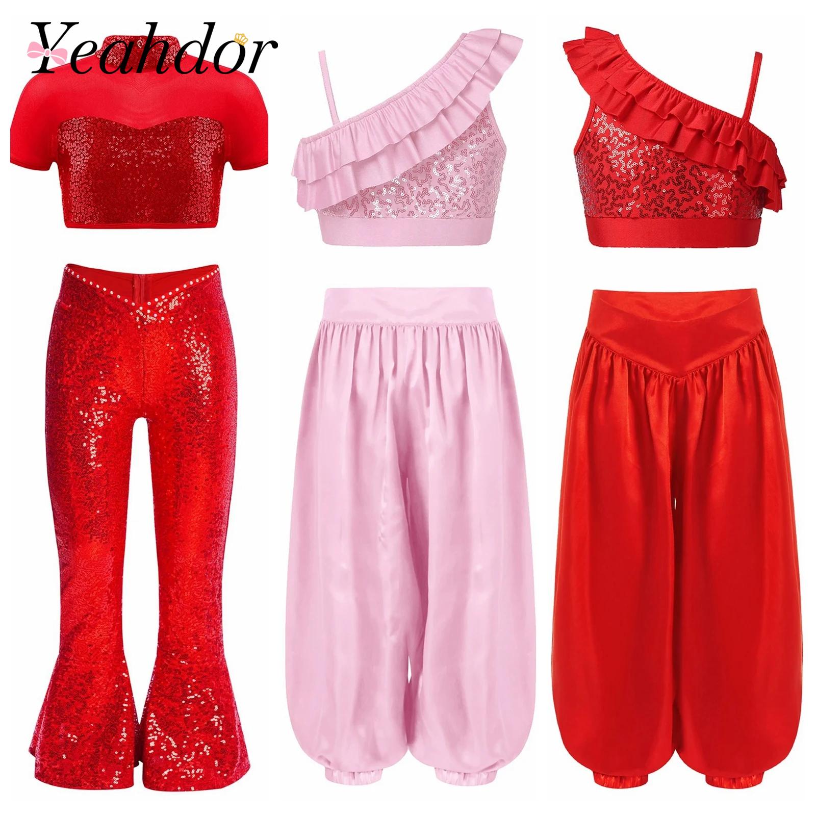Children Shiny Sequins Dance C - Summer Kids Clothing 评论和价格