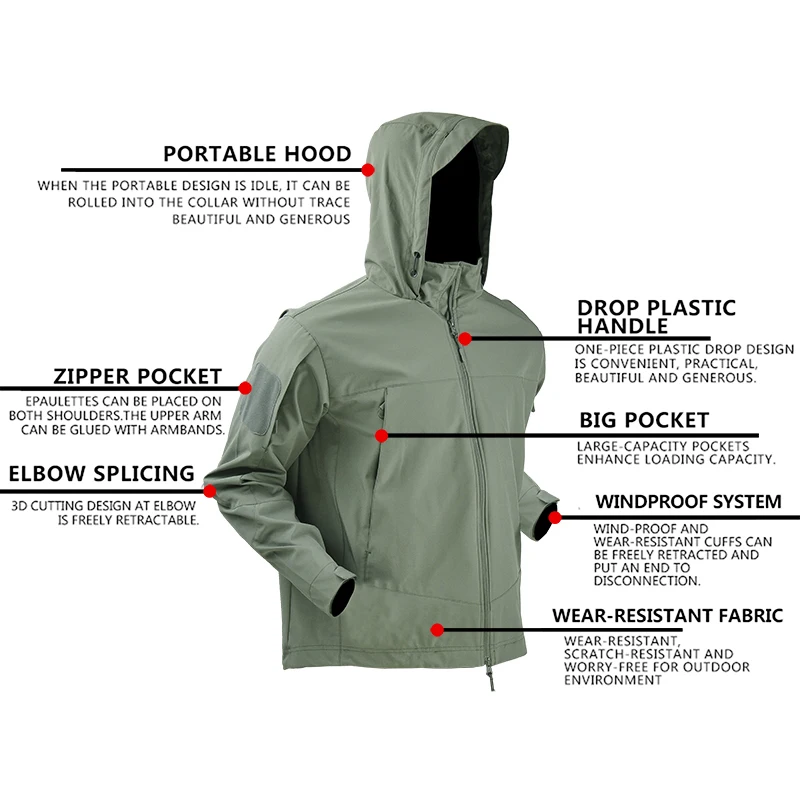 Tactical Jackets Uniform Hunti - Yours Clothing Summer Jackets 评论和价格