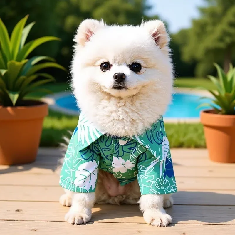Handsome Small Dog Clothes Sum - Summer Dog Clothing 评论和价格