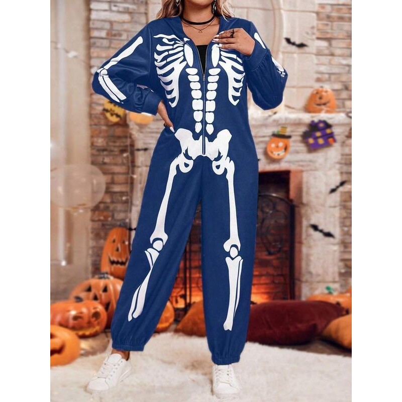 Halloween Skeleton Costume Wom - Summer Clothing Design 评论和价格