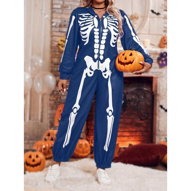 Halloween Skeleton Costume Wom - Summer Clothing Design 评论和价格