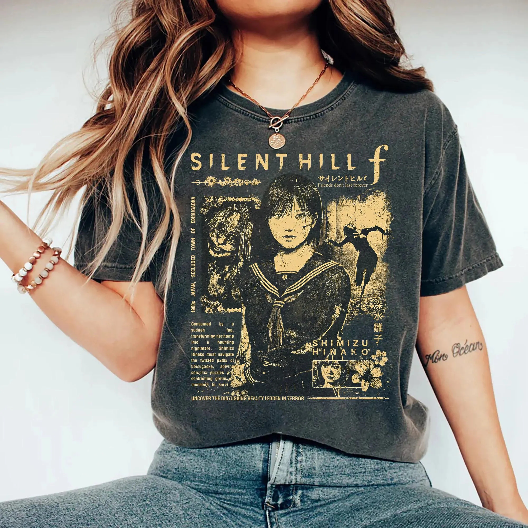 Silent Hill F T-Shirt Unisex M - Summer Hill Clothing 评论和价格
