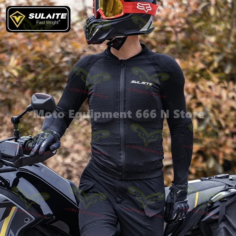 Sulaite Men Motorcycle Jacket  - Summer Clothing Motorcycle 评论和价格