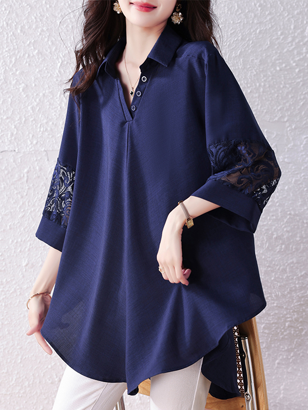Elegant plus Size Women's Shir - Summer Clothing Label 评论和价格