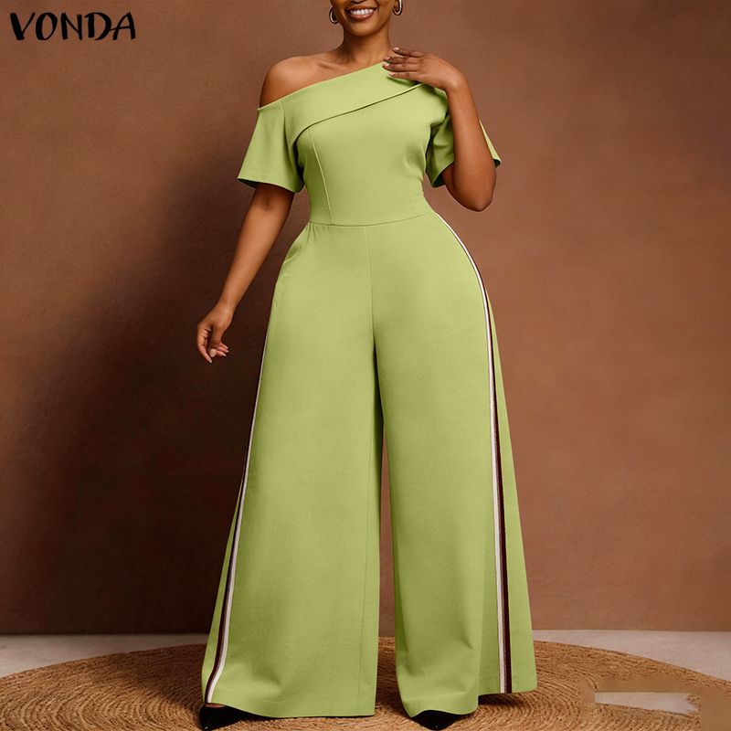 VONDA Summer Women Plus Size J - Romper Playsuit Women 评论和价格