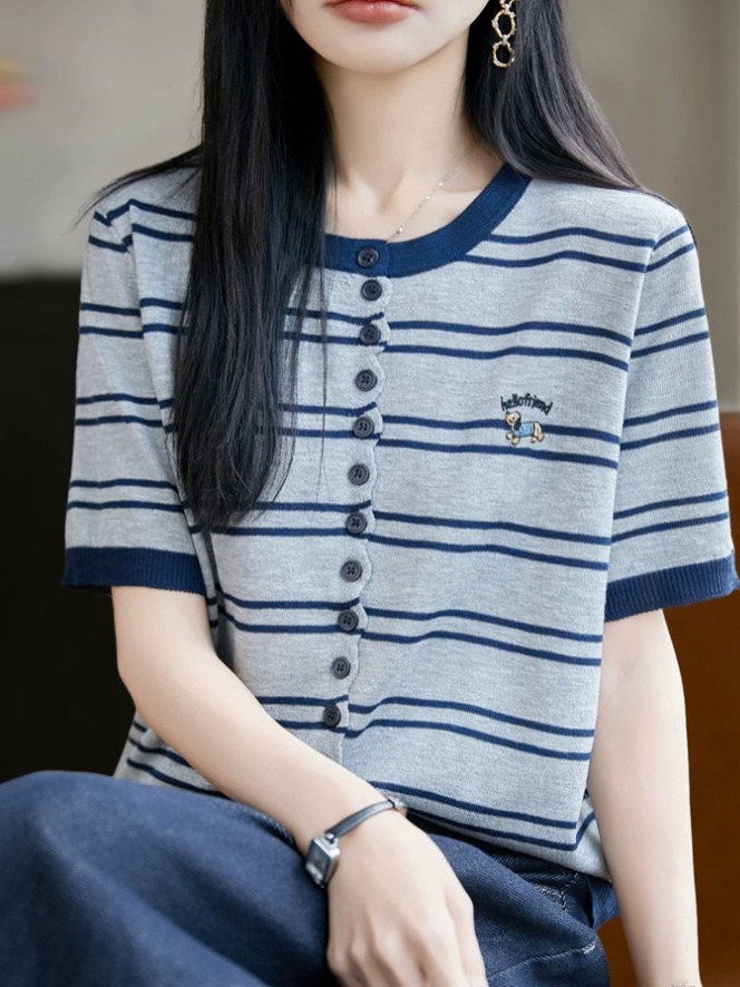 Oule Summer Thin Ice Silk Knit - Summer Clothing Label 评论和价格