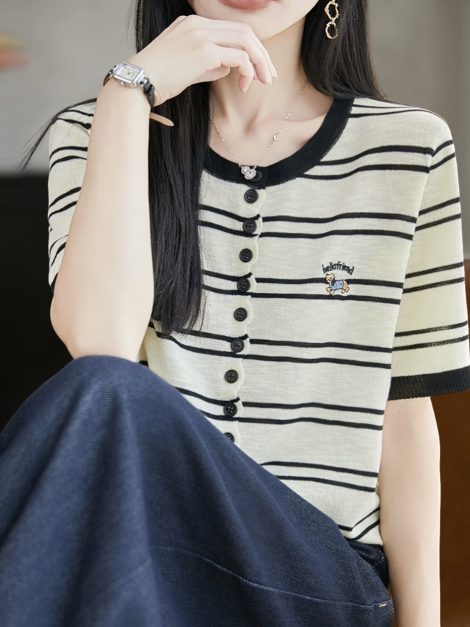 Oule Summer Thin Ice Silk Knit - Summer Clothing Label 评论和价格