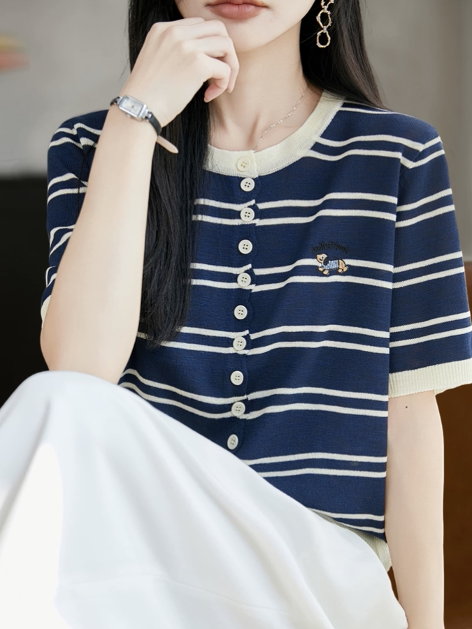 Oule Summer Thin Ice Silk Knit - Summer Clothing Label 评论和价格