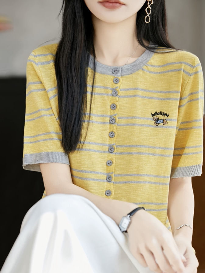 Oule Summer Thin Ice Silk Knit - Summer Clothing Label 评论和价格