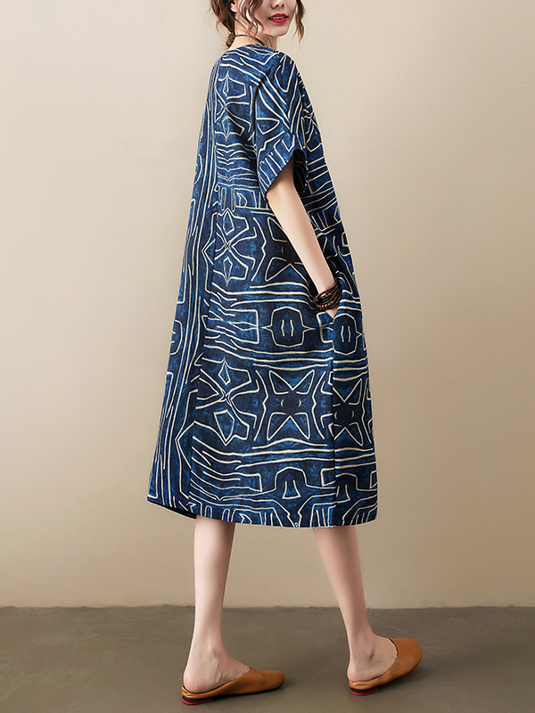 Retro Loose Sleeveless Dress S - Summer Clothing Label 评论和价格