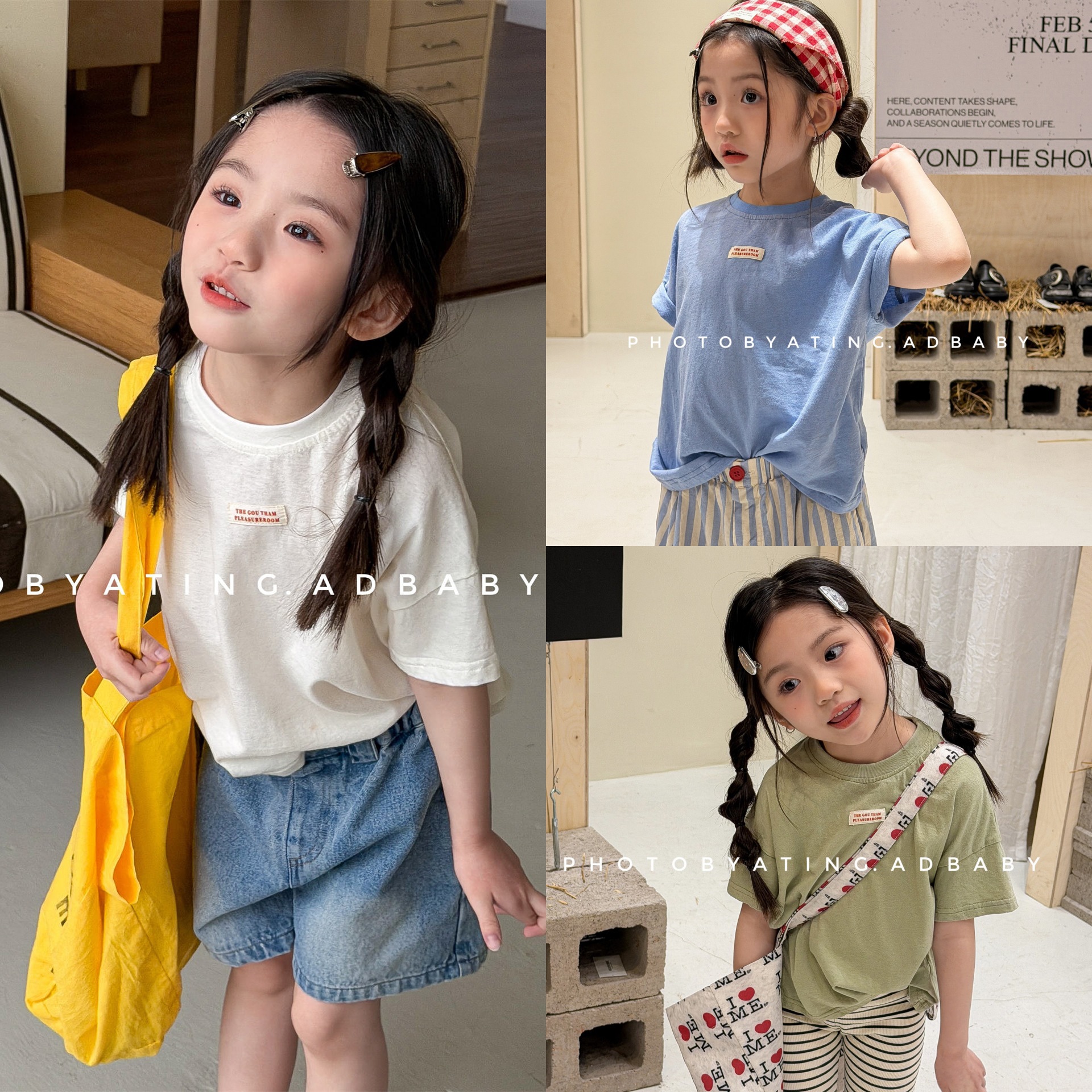 Girls T-shirt 2026 Spring and  - Summer Clothing Label 评论和价格