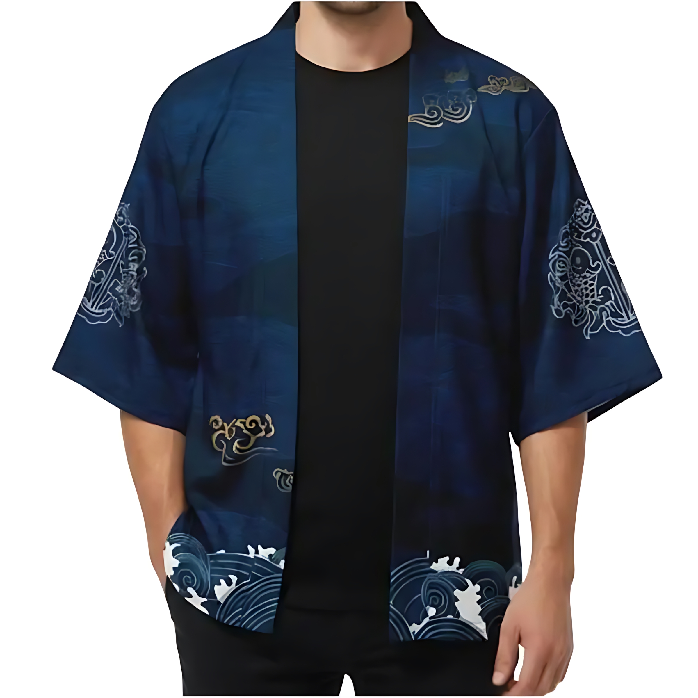 2026 Summer Men's Kimono 3D Pr - Summer Clothing Patterns 评论和价格