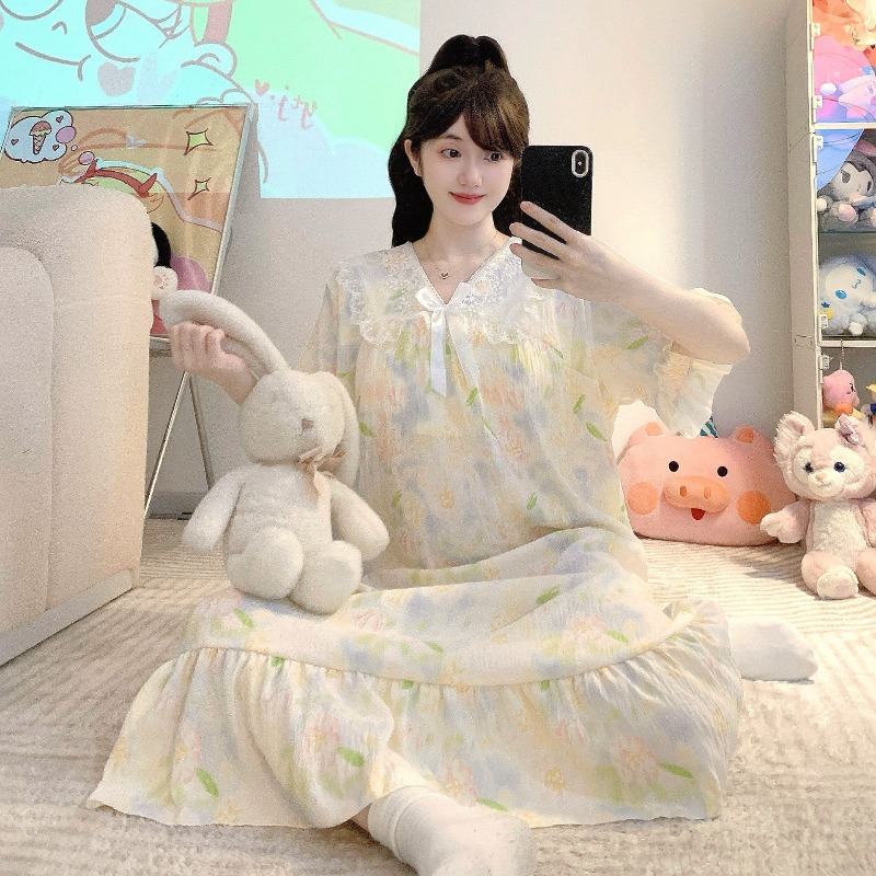 Plus Size Women's Cloud Cotton - Summer Clothing Elegant 评论和价格