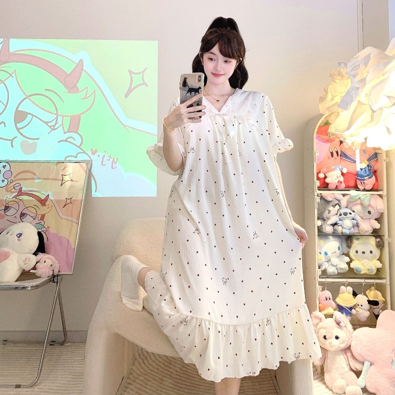 Plus Size Women's Cloud Cotton - Summer Clothing Elegant 评论和价格