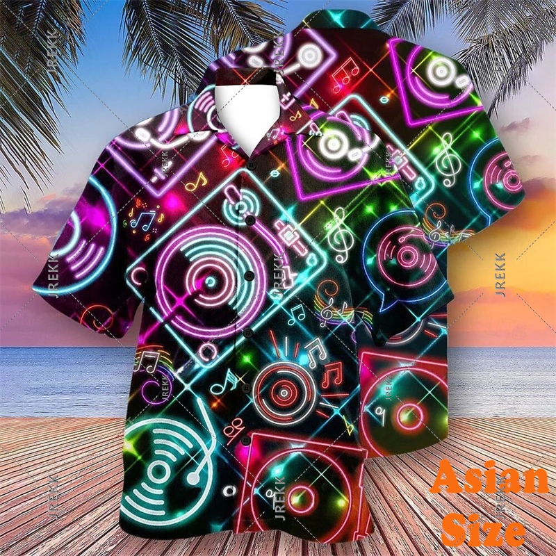 DJ Music Party Neon Print Hawa - Summer Clothing Trends 2025 评论和价格