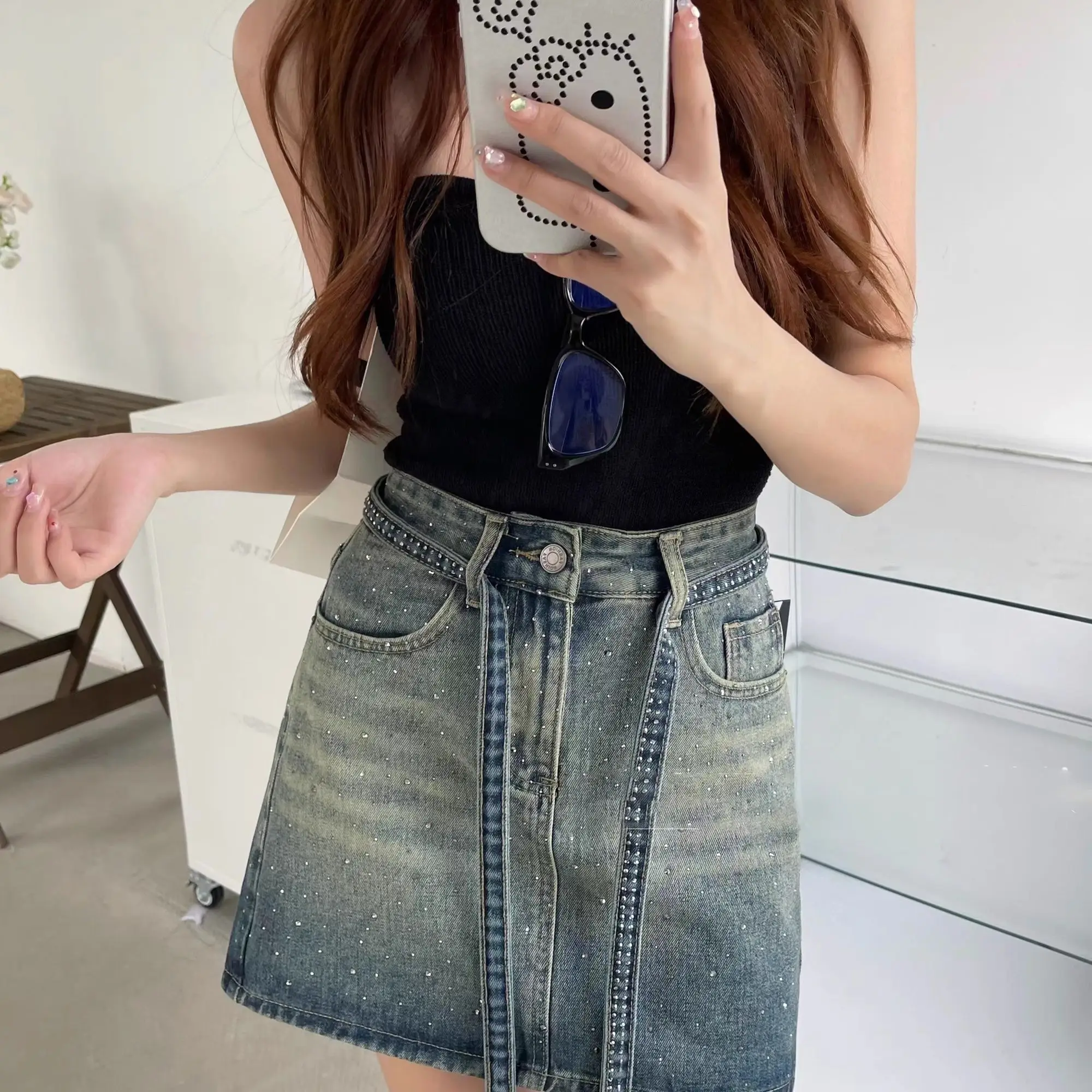 Jeans Skirts For Women Gradien - Summer Clothing Cheap 评论和价格