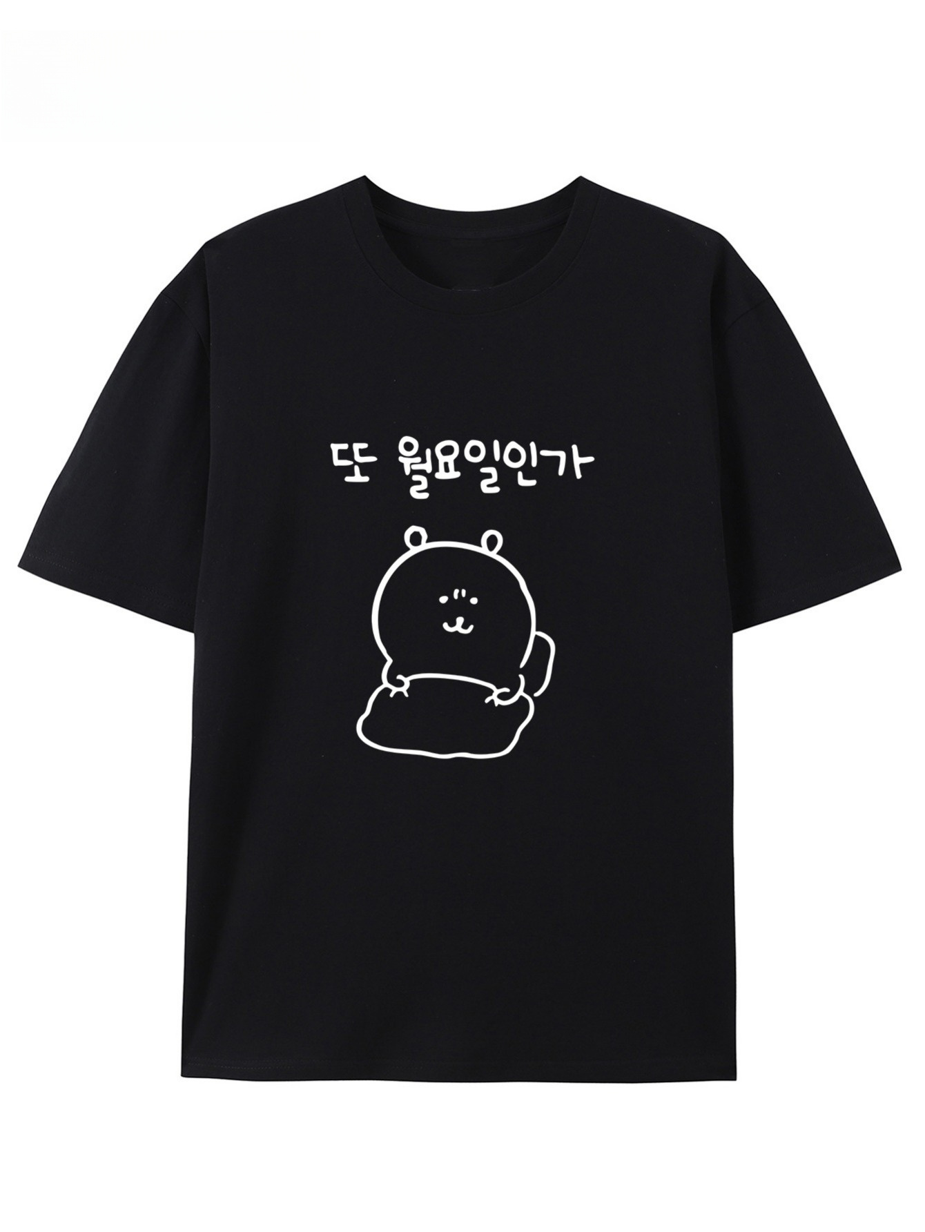Cute Cartoon Print Round Neck  - Summer Clothing Cheap 评论和价格