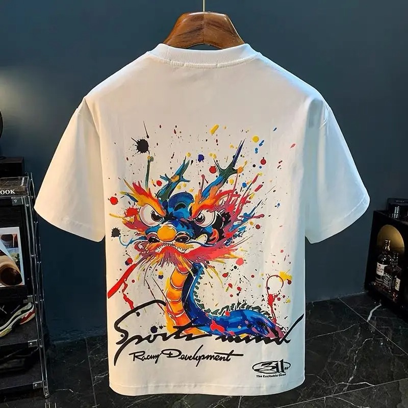 100℅ Cotton T Shirt for Men Wh - Summer Clothing Cheap 评论和价格
