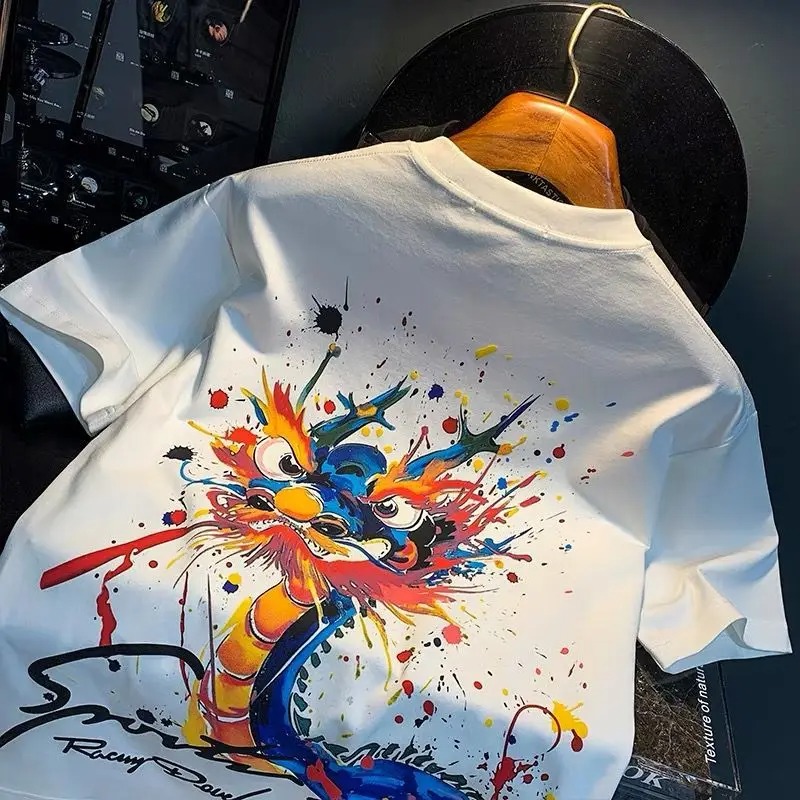 100℅ Cotton T Shirt for Men Wh - Summer Clothing Cheap 评论和价格
