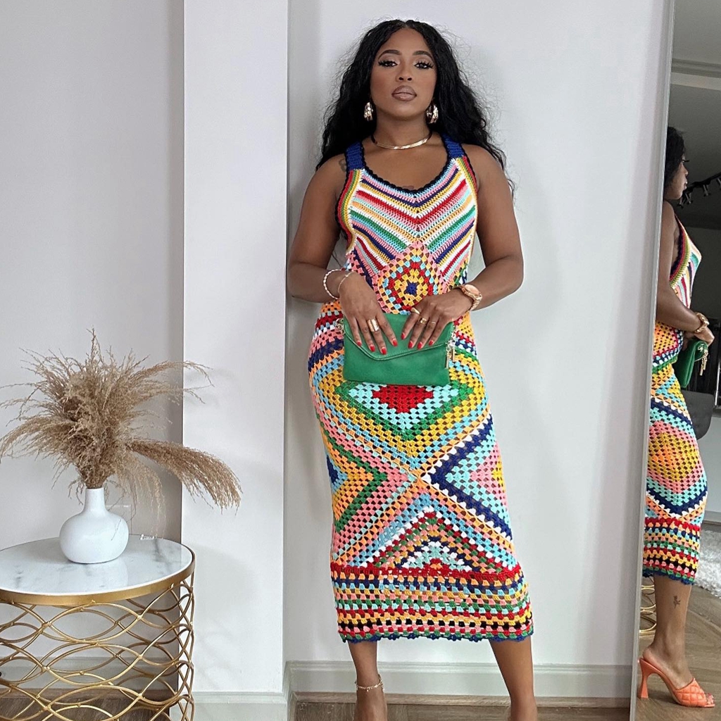 Summer Boho Handmade Crochet M - Summer Dresses Yours Clothing 评论和价格
