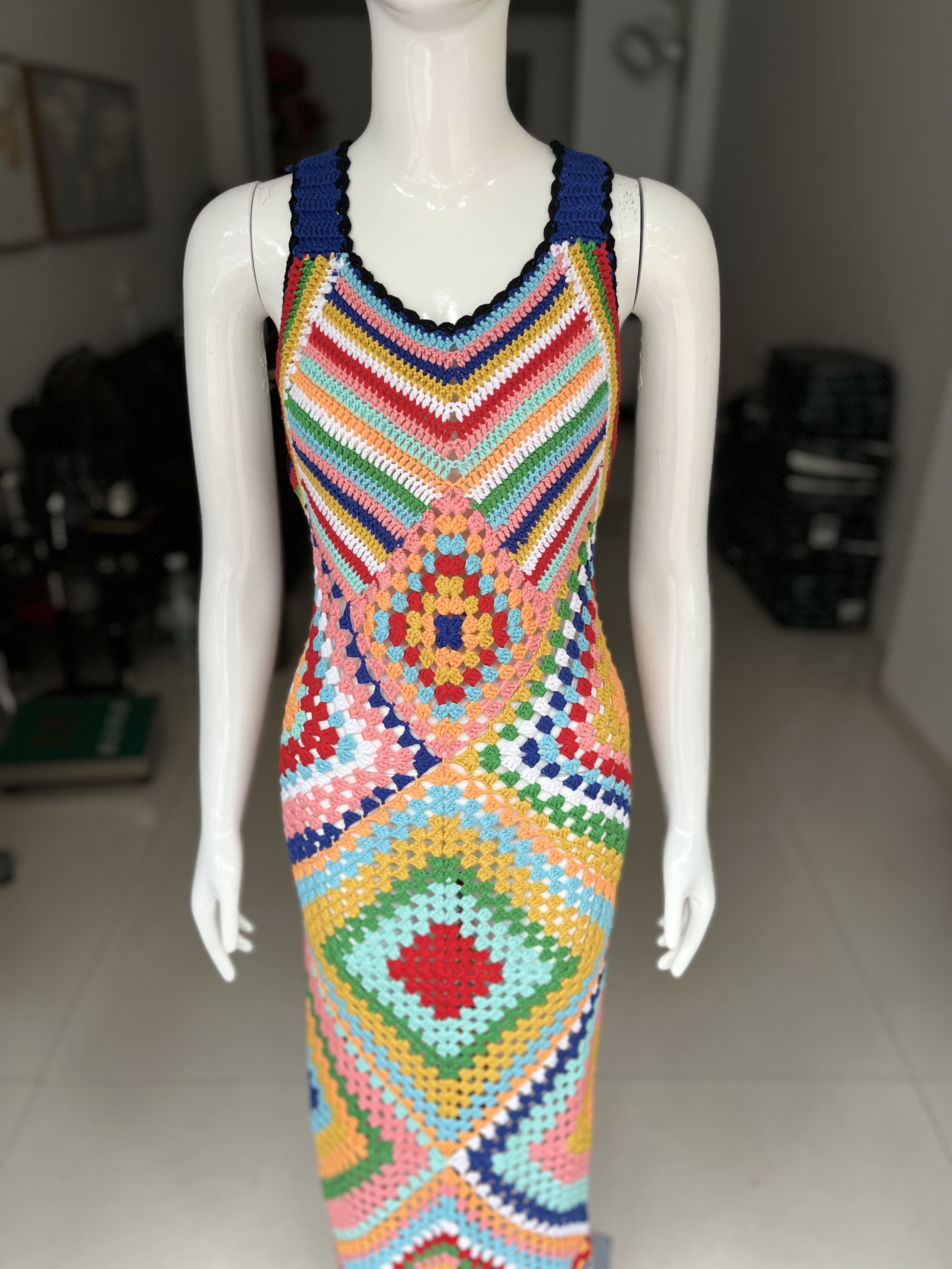Summer Boho Handmade Crochet M - Summer Dresses Yours Clothing 评论和价格