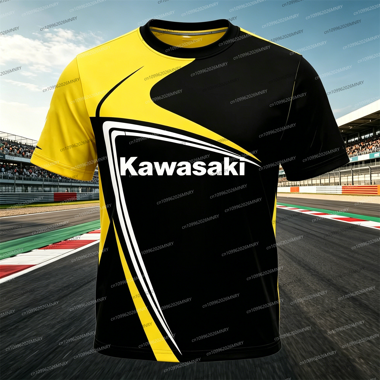 Men t-shirt top Kawasaki Motor - Summer Clothing Motorcycle 评论和价格
