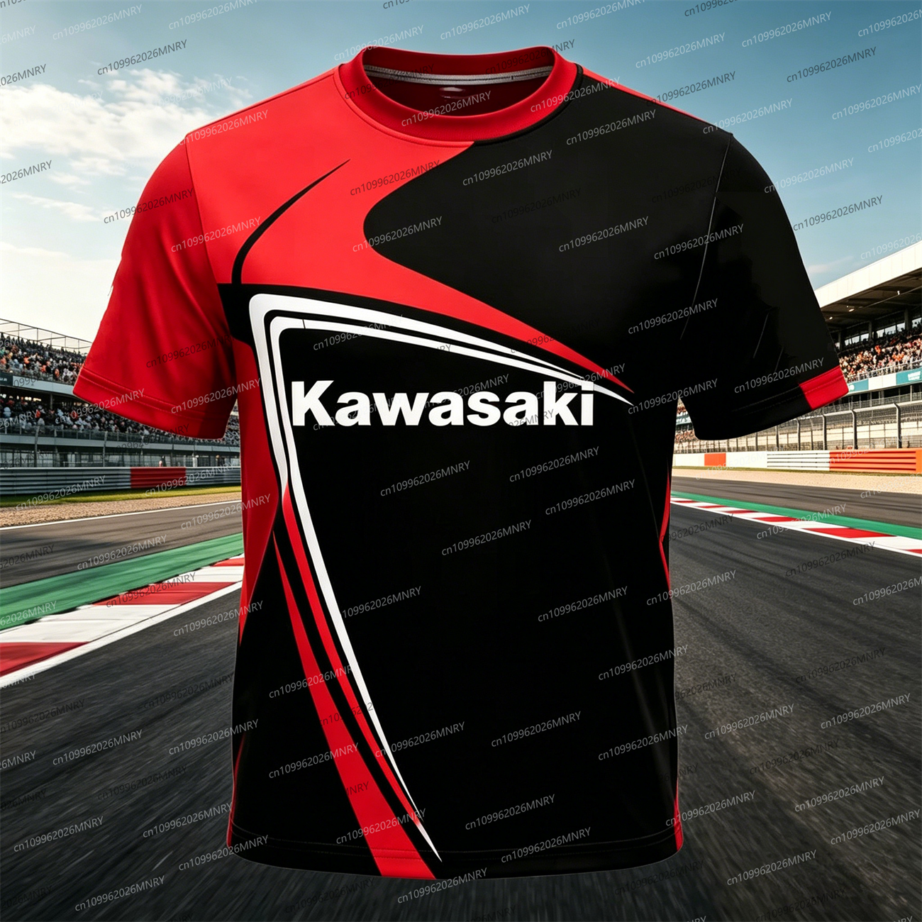 Men t-shirt top Kawasaki Motor - Summer Clothing Motorcycle 评论和价格